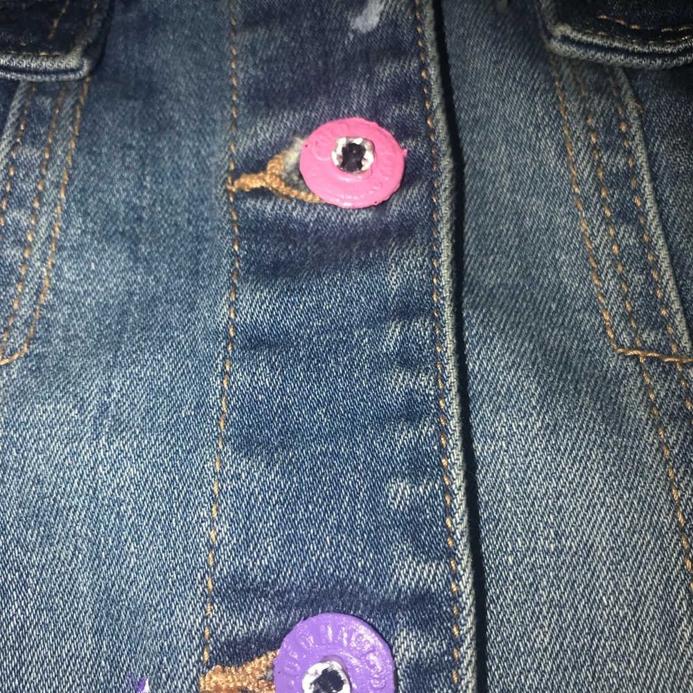 Hand painted jacket - Picture 8 of 11